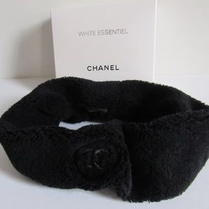 Authentic Chanel black headband